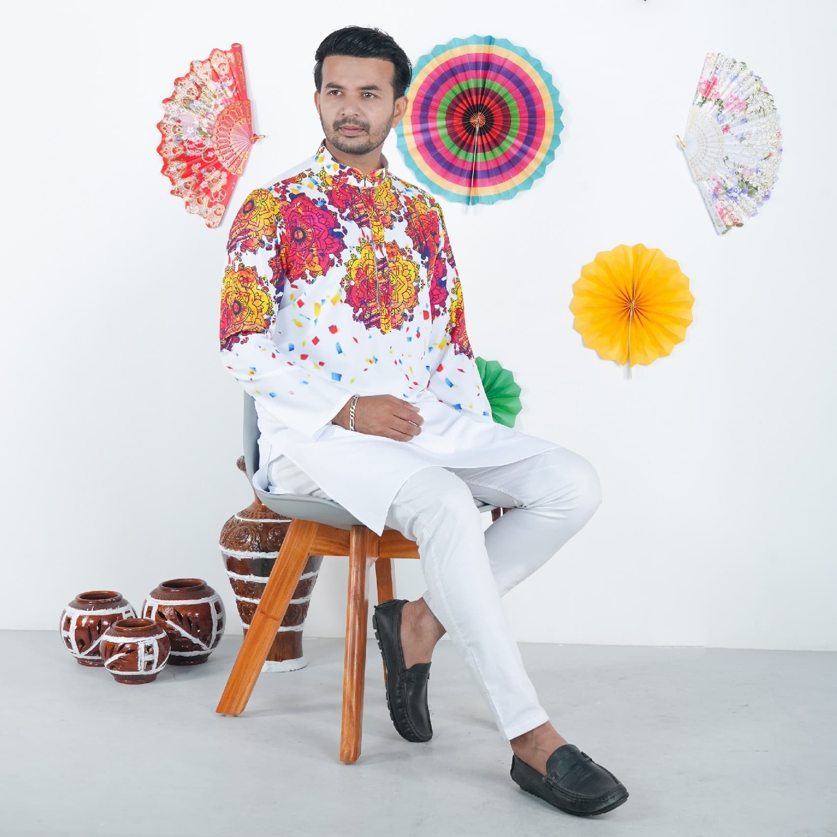 Premium Digital Printed Panjabi-20658P gallery 1