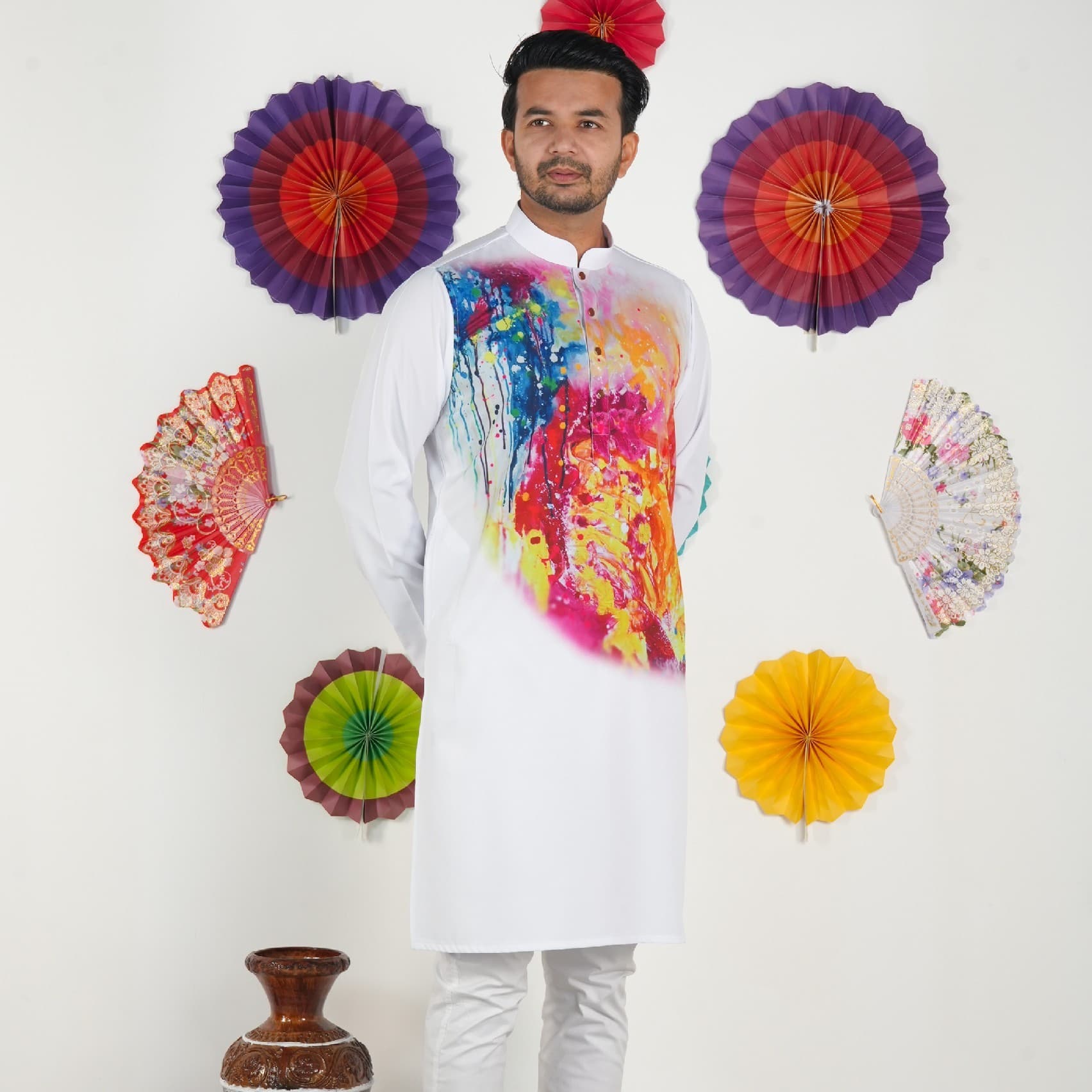 Premium Digital Printed Panjabi-20666P gallery 1