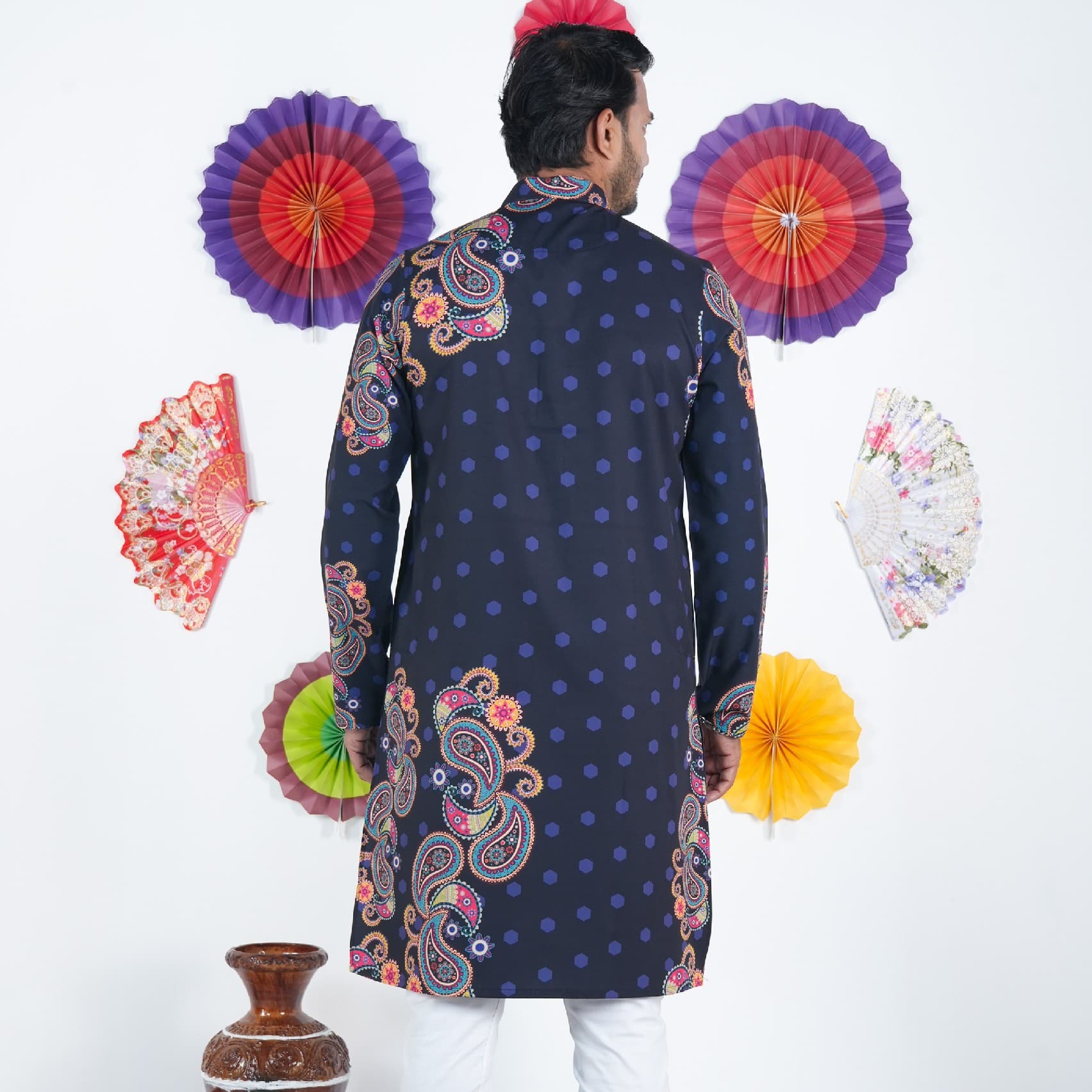 Premium Digital Printed Panjabi-20464P gallery 3