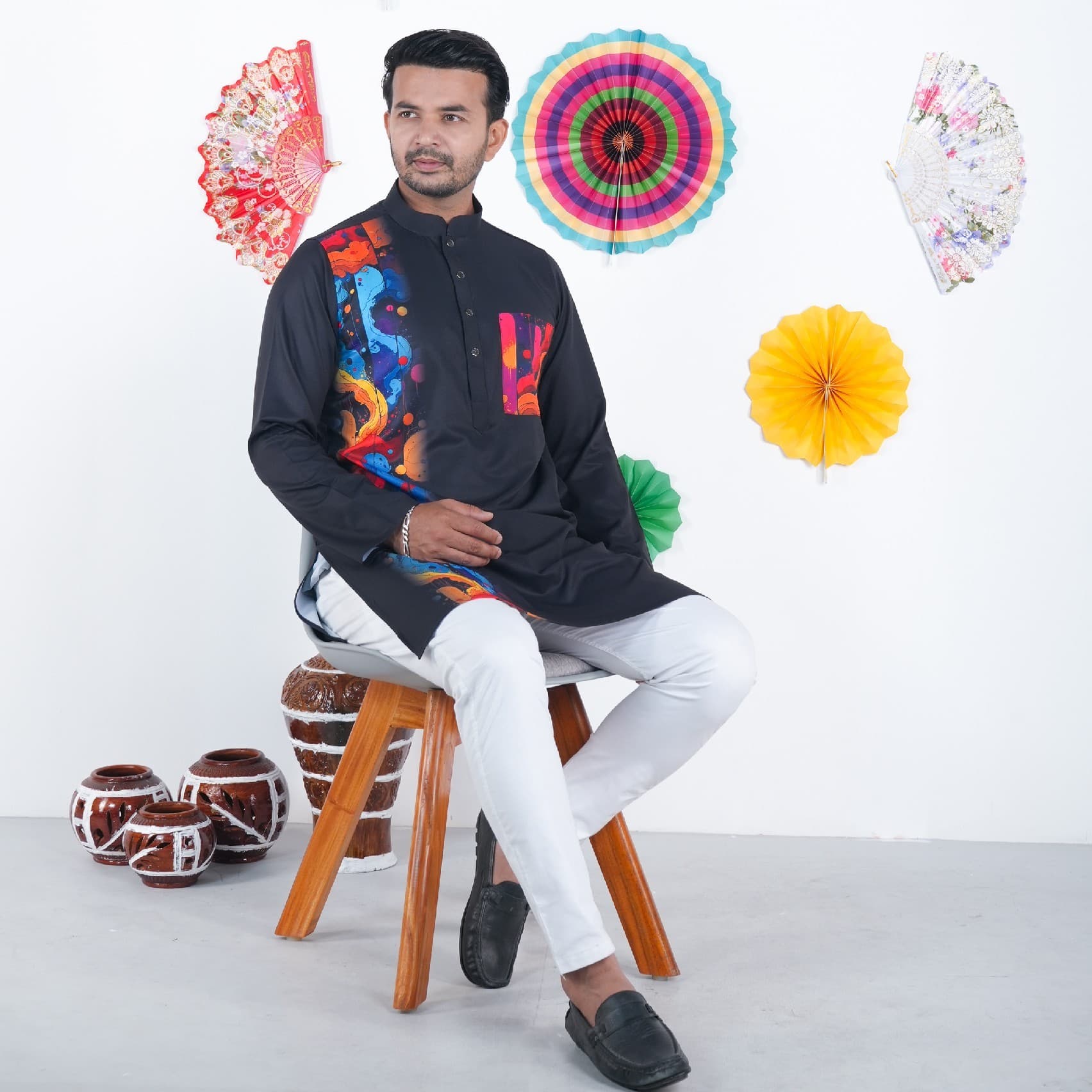 Premium Digital Printed Panjabi-20662P gallery 1