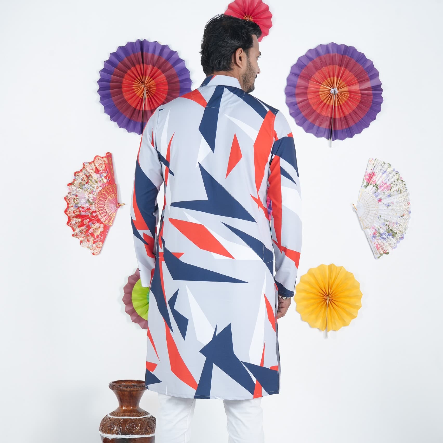 	 Premium Digital Printed Panjabi-20471P gallery 3