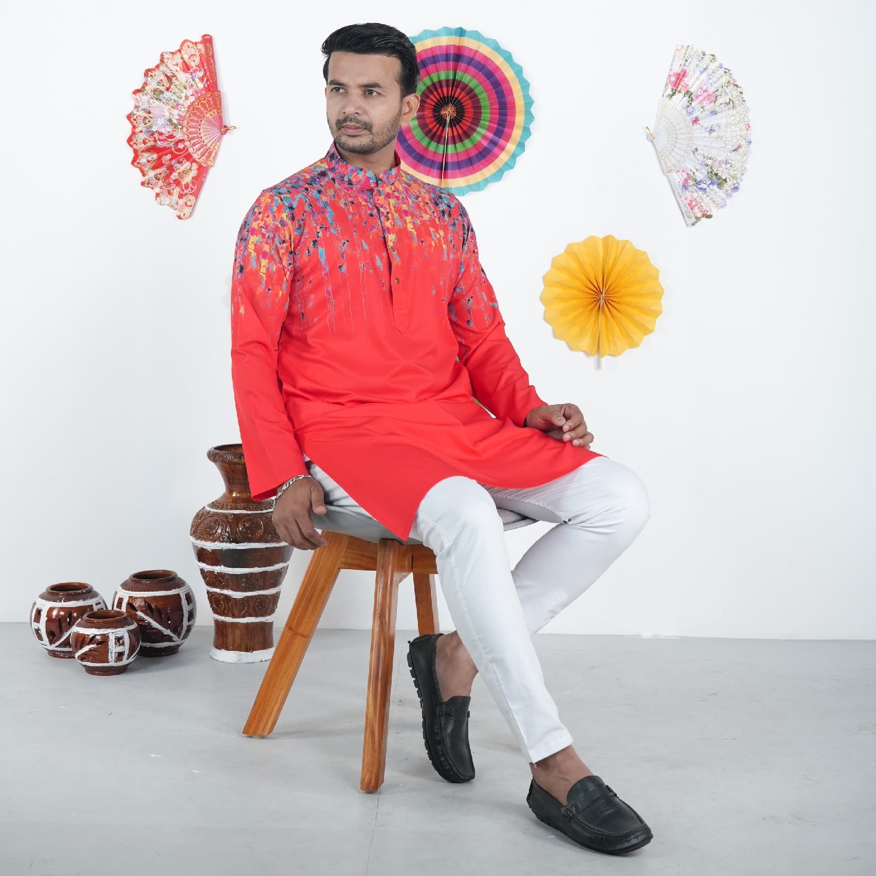 Premium Digital Printed Panjabi-20657P gallery 1