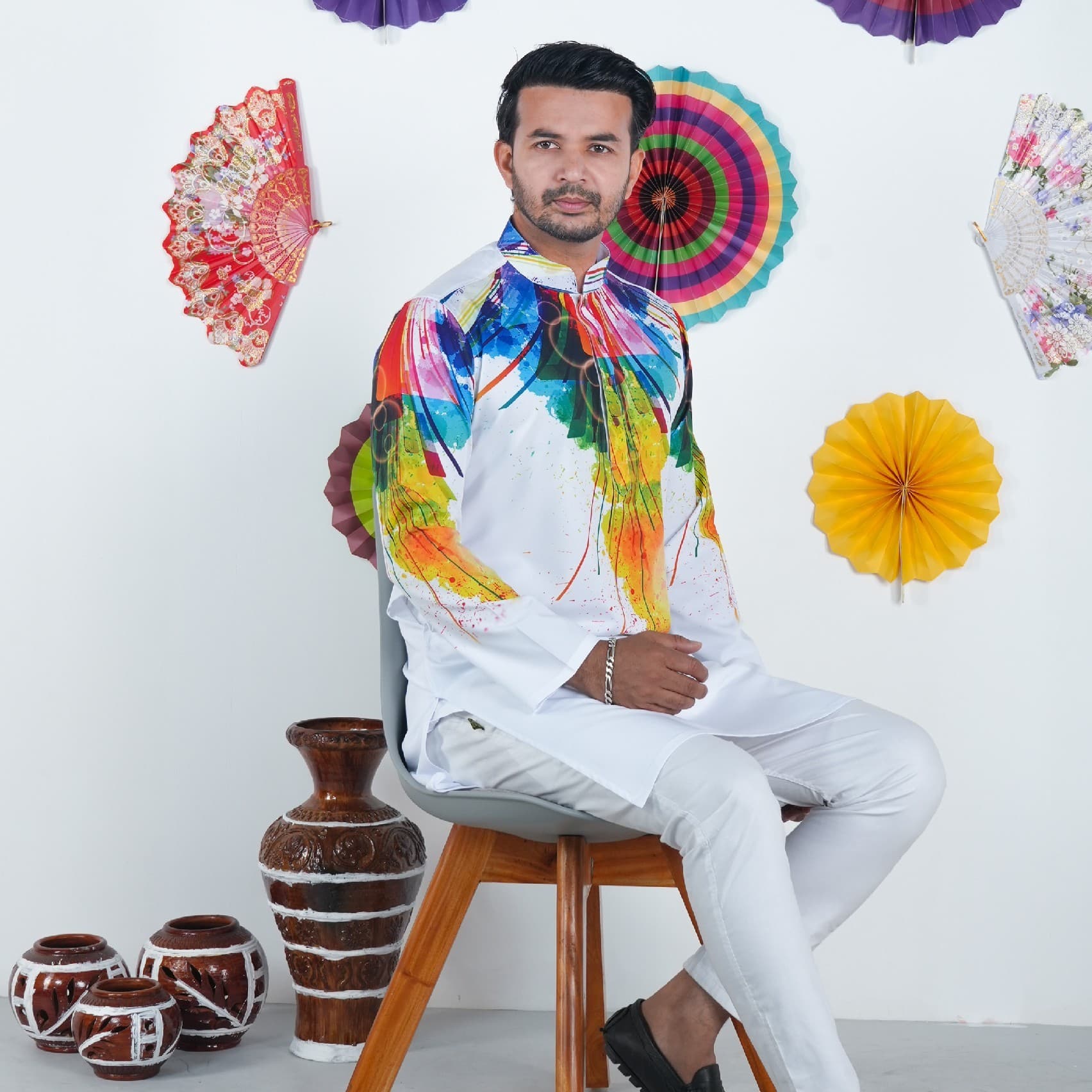 Premium Digital Printed Panjabi-20664P gallery 1