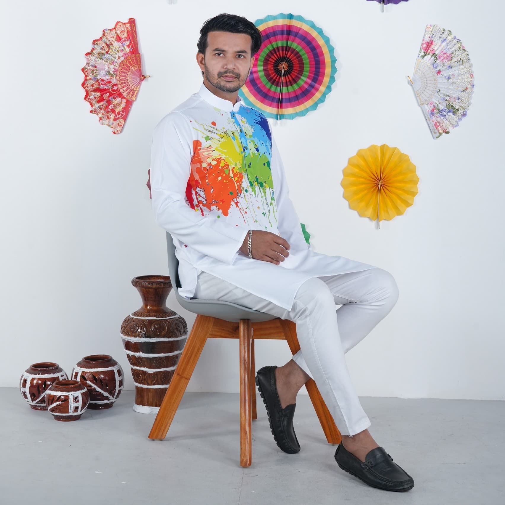 Premium Digital Printed Panjabi-20663P gallery 1